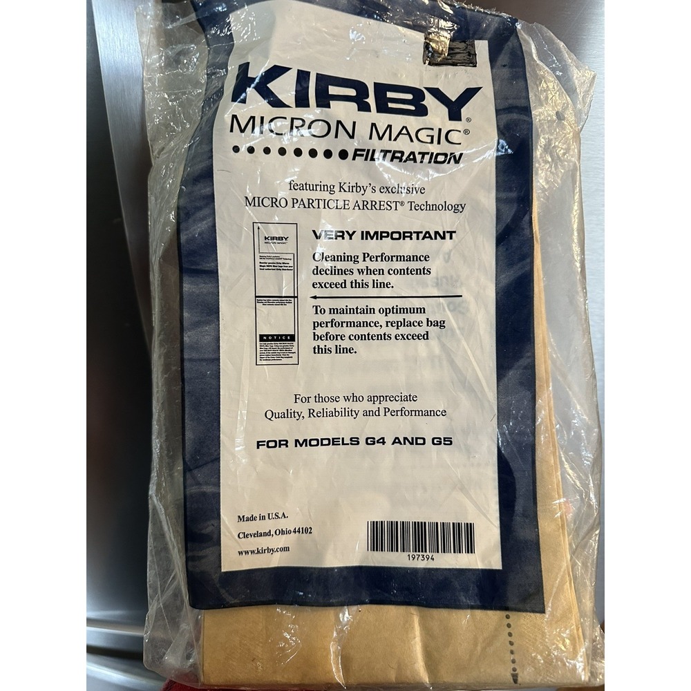 Kirby Bags for G4, G5 Micron Magic Part No. 197394 - 8 Pack
